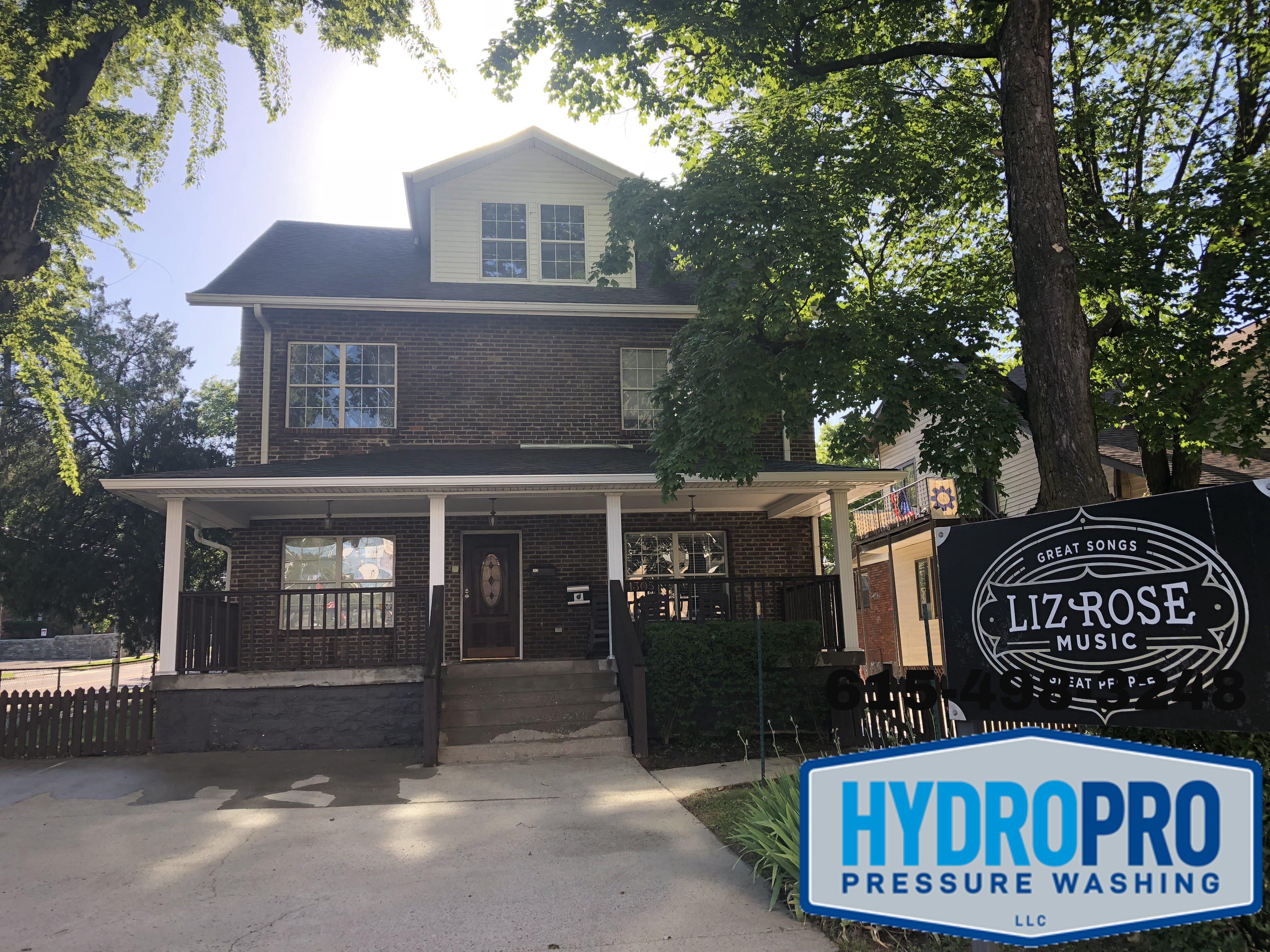 House and Roof Softwash for Oakland Power Washing in Clarksville, TN