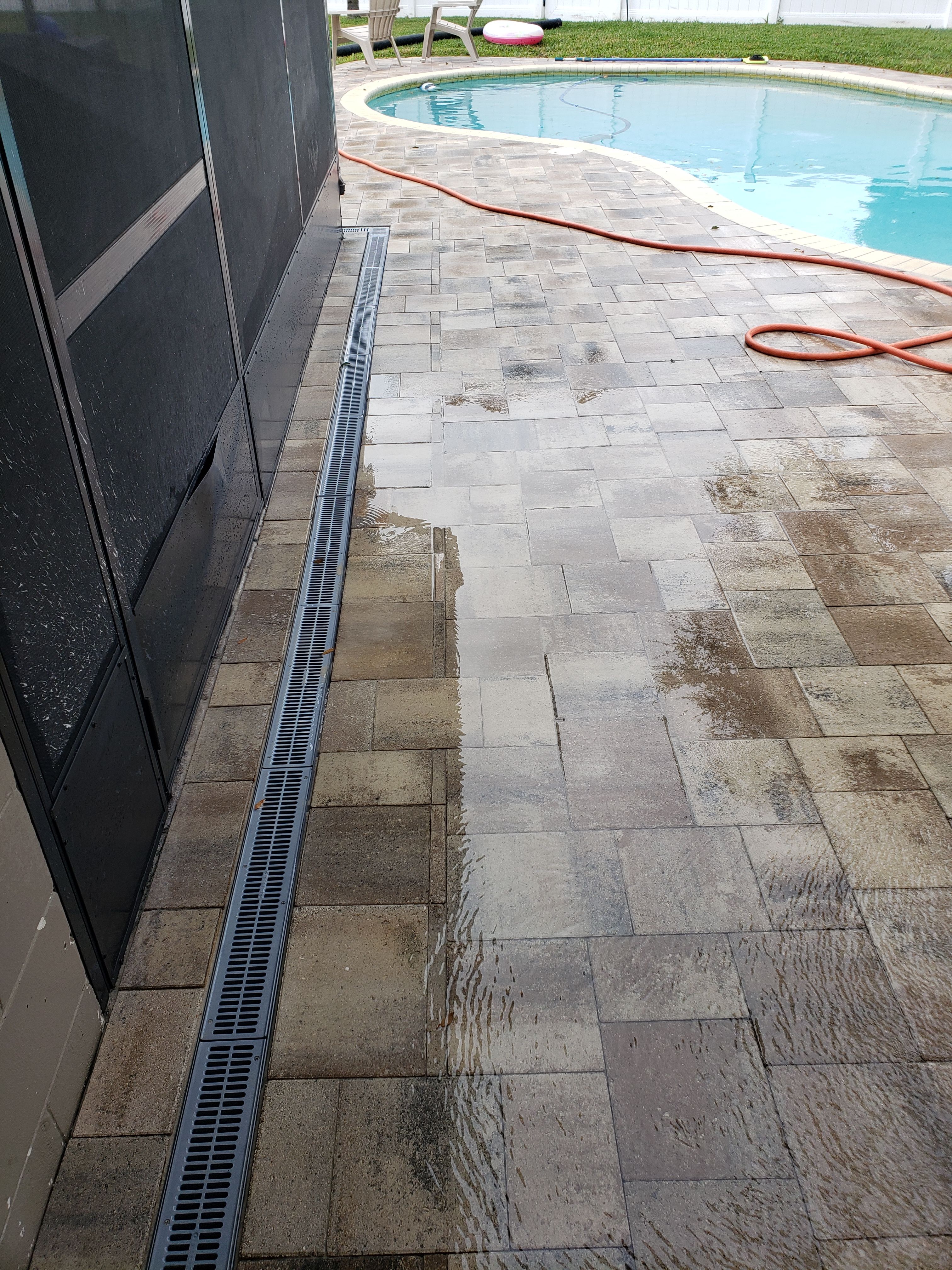 Channel Drains for Sam's French Drains and Landscape in Orlando, Florida