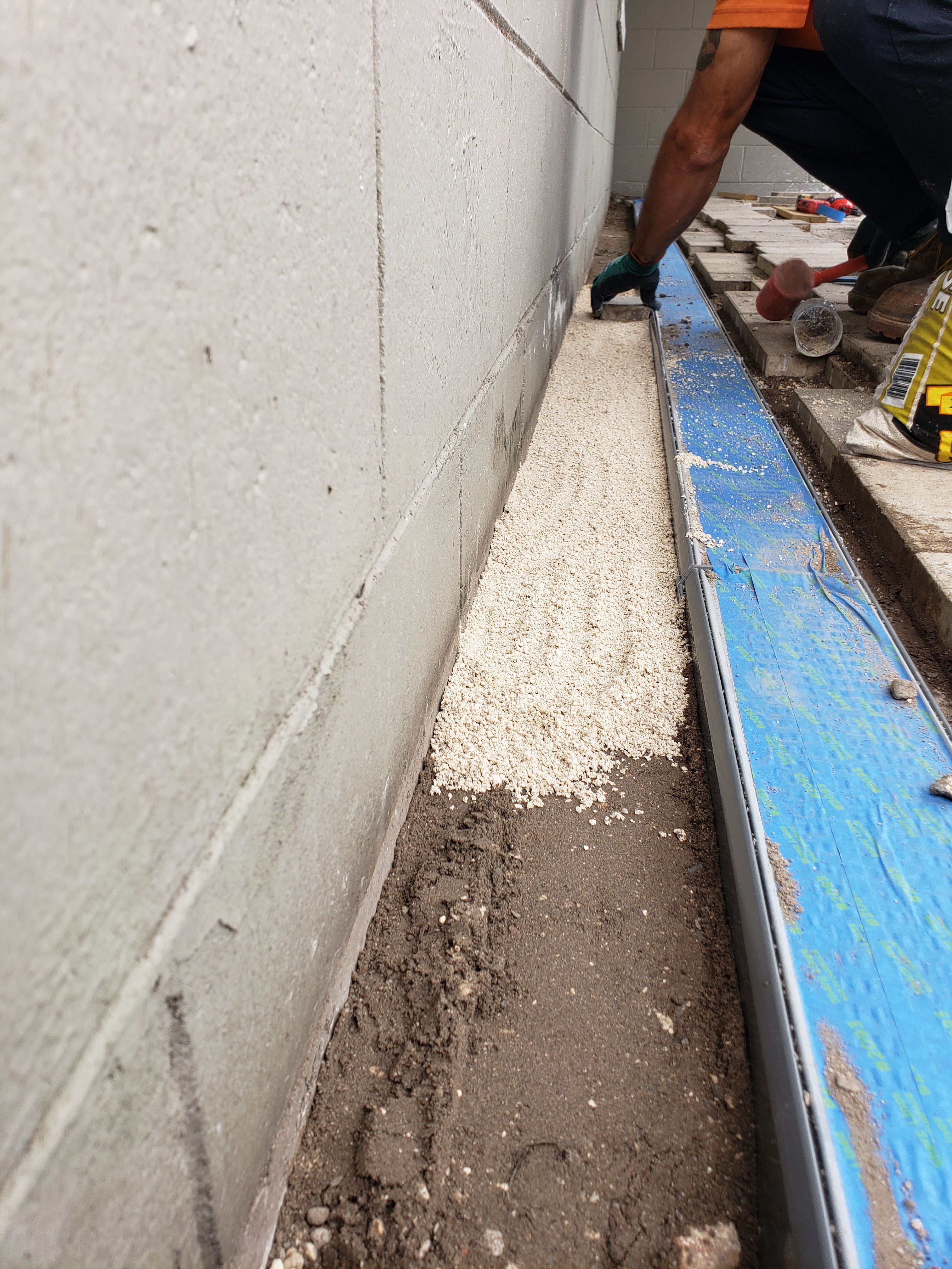 Channel Drains for Sam's French Drains and Landscape in Orlando, Florida