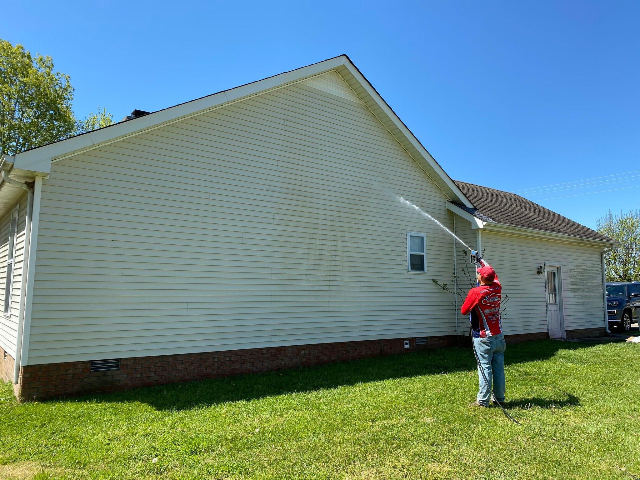 House and Roof Softwash for Oakland Power Washing in Clarksville, TN
