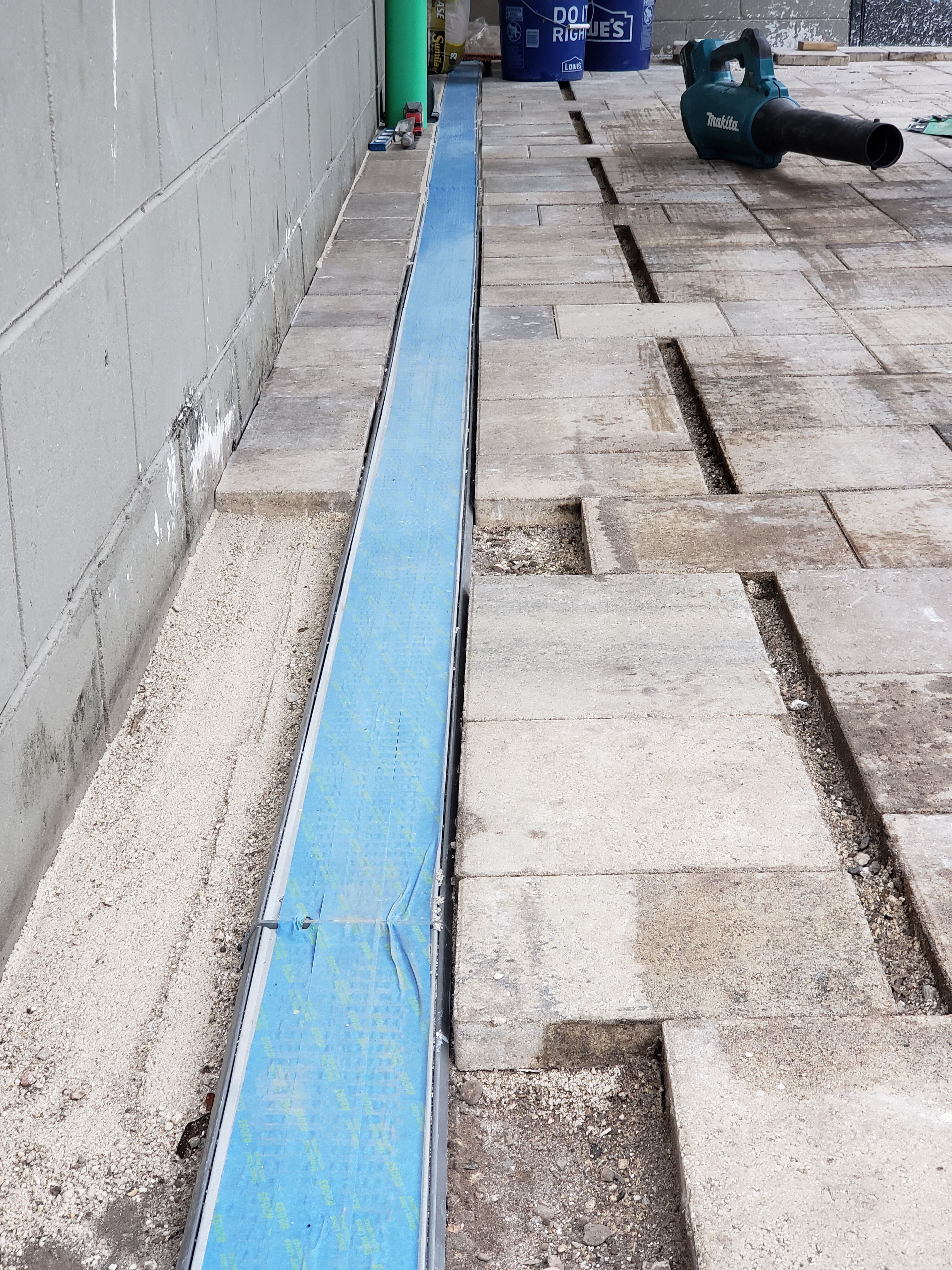 Channel Drains for Sam's French Drains and Landscape in Orlando, Florida