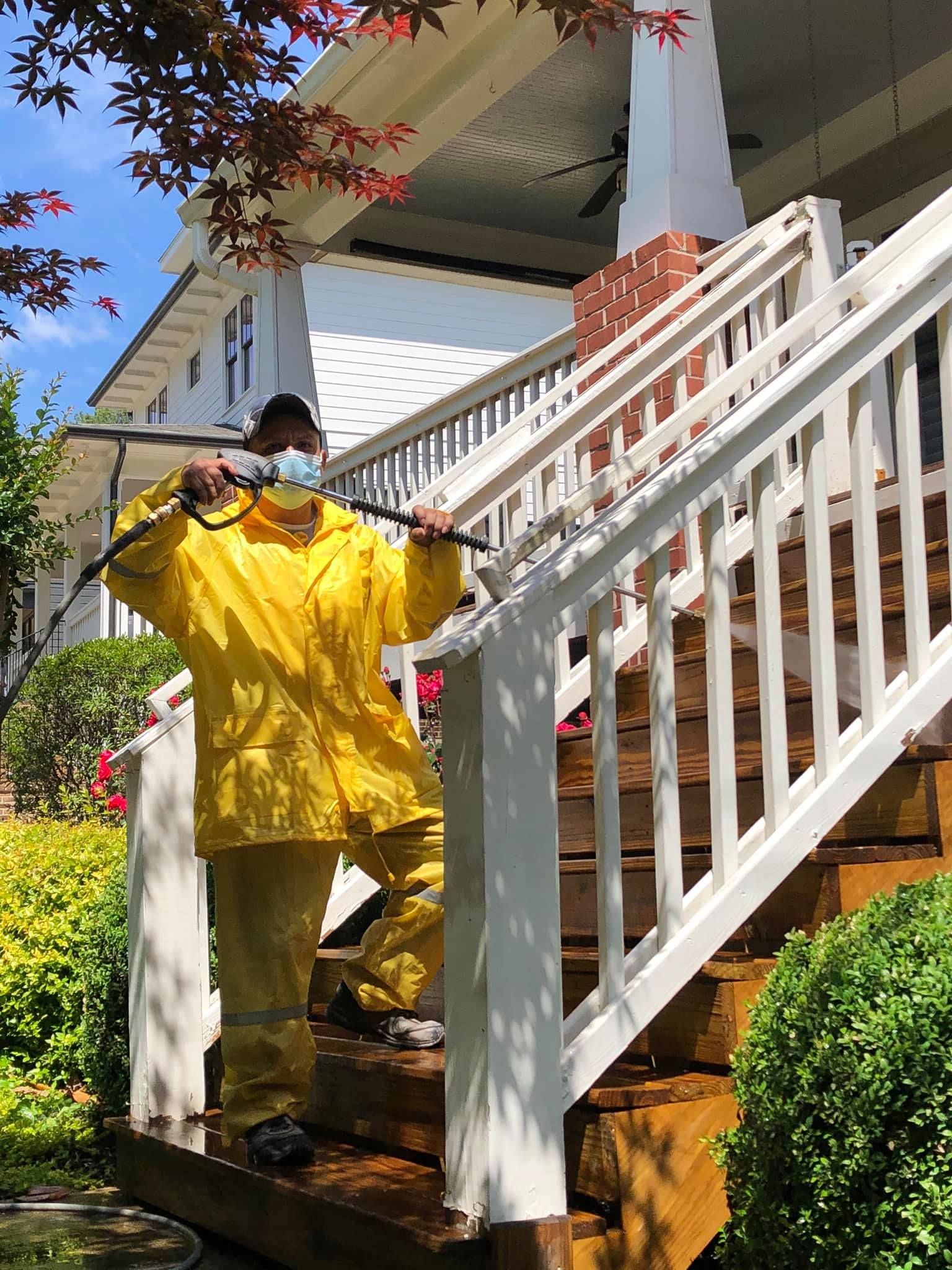 Our pressure washing service is perfect for removing built-up dirt, grime, and other debris from the surfaces of your home. We use high-pressure water to blast away all the unwanted material quickly and safely, leaving your home looking clean and new again. for Euro Pro Painting Company in Lawerenceville, GA