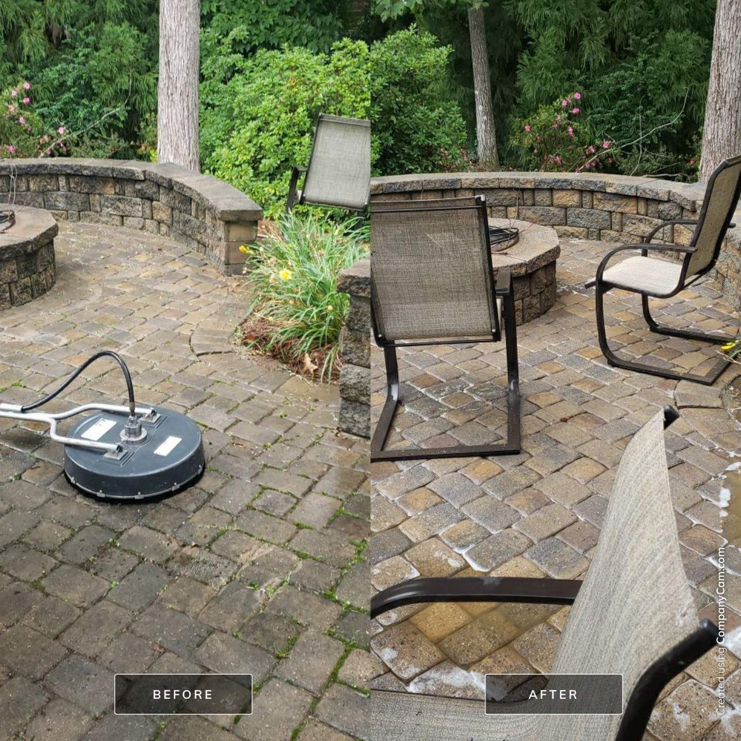 Pressure Washing Hardscapes for Power Wash Masters in Charlotte, NC