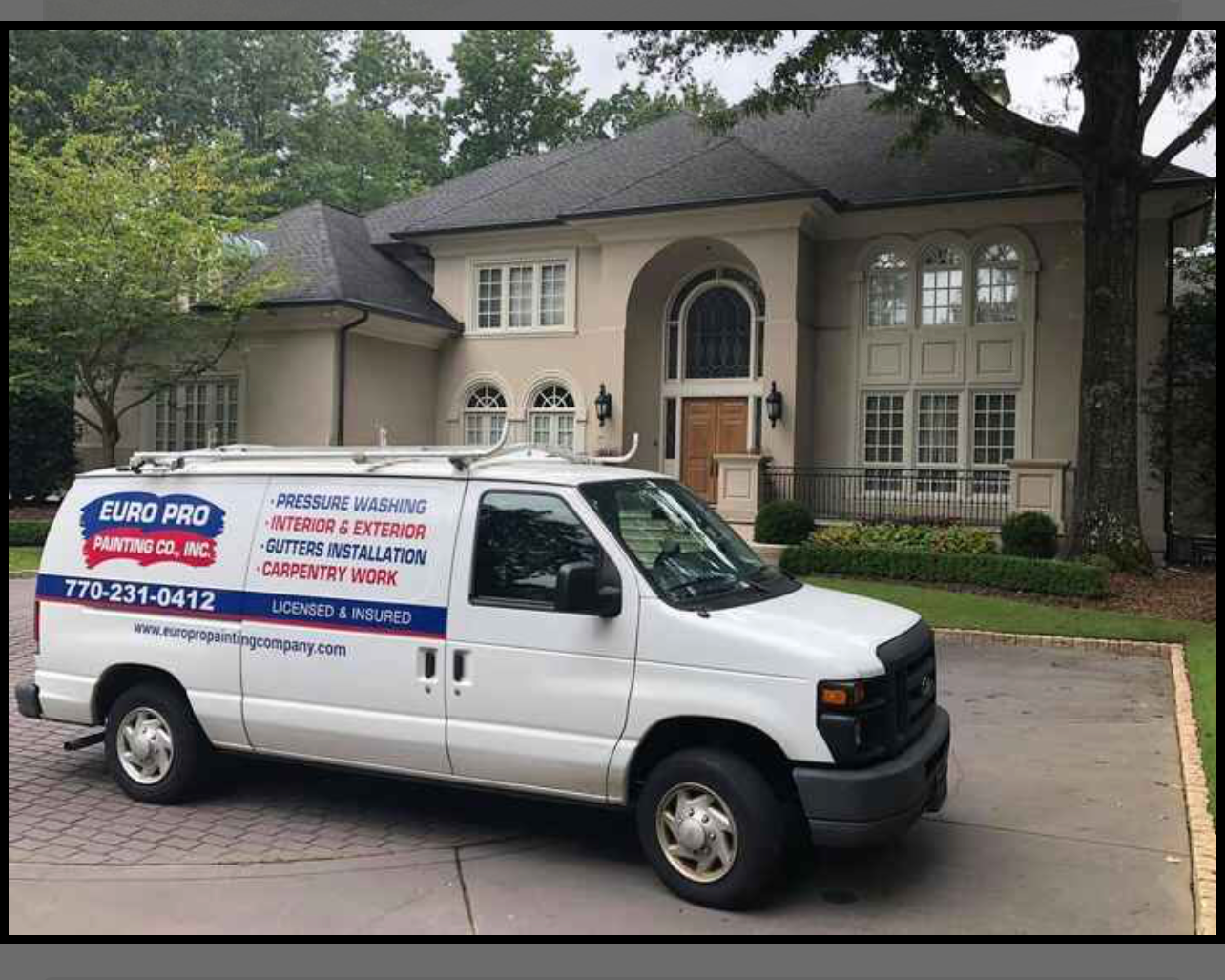 Exterior for Euro Pro Painting Company in Lawerenceville, GA